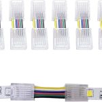 Conectores de 5 pines para tiras LED