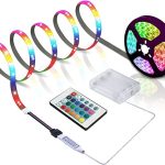 Tiras LED con bateria 9V