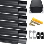 Perfiles para tiras LED negros